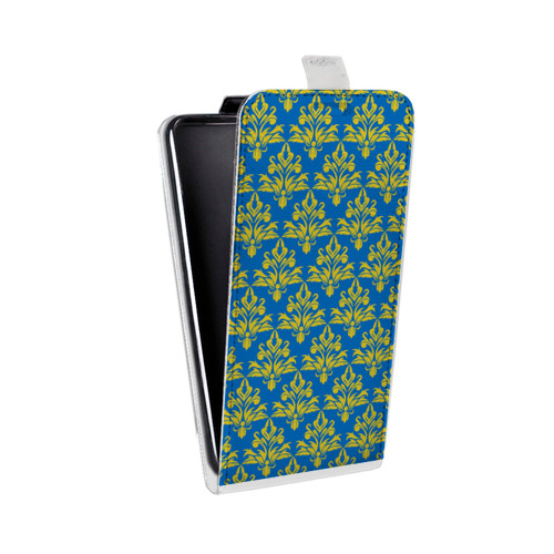 Дизайнерский вертикальный чехол-книжка для HTC One M9 Дамаск Шаблоны