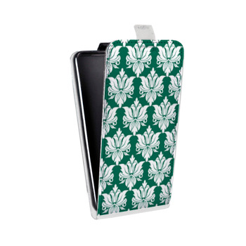 Дизайнерский вертикальный чехол-книжка для Sony Xperia E4g Дамаск Шаблоны (на заказ)