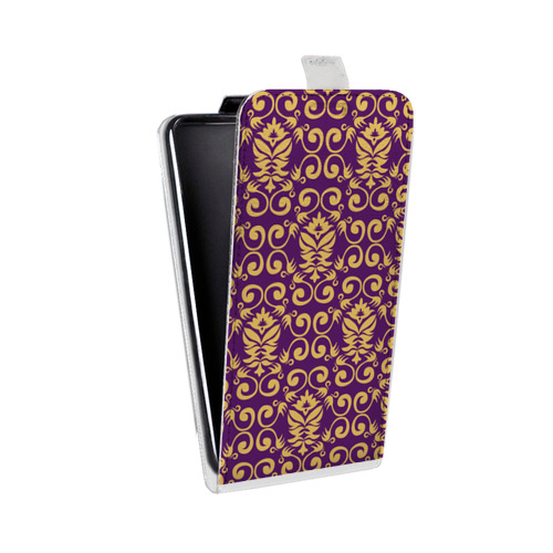 Дизайнерский вертикальный чехол-книжка для HTC Desire 601 Дамаск Шаблоны