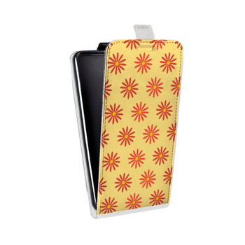 Дизайнерский вертикальный чехол-книжка для Huawei Honor 10X Lite Бежевые цветы (на заказ)