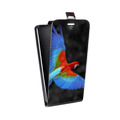 Дизайнерский вертикальный чехол-книжка для ASUS ZenFone 5 Lite Попугаи