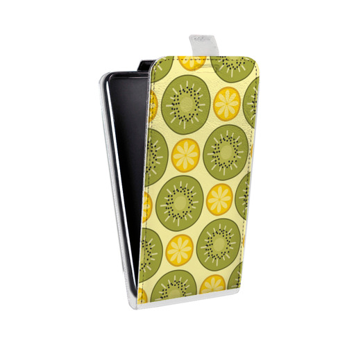 Дизайнерский вертикальный чехол-книжка для LG X Style Фруктово-арбузные узоры