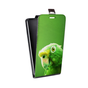 Дизайнерский вертикальный чехол-книжка для Samsung Galaxy Mega 6.3 Попугаи (на заказ)
