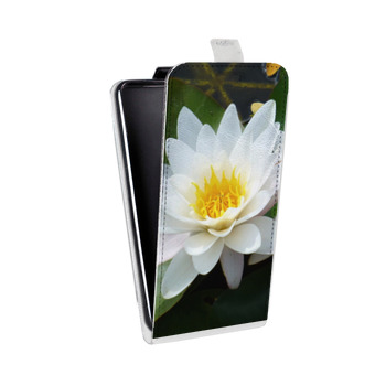 Дизайнерский вертикальный чехол-книжка для Samsung Galaxy S6 Edge Кувшинки (на заказ)
