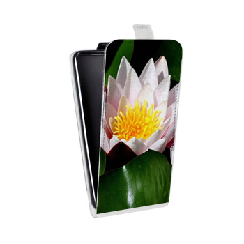 Дизайнерский вертикальный чехол-книжка для HTC Desire 300 Кувшинки (на заказ)