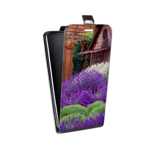 Дизайнерский вертикальный чехол-книжка для Realme 7 Pro Лаванда