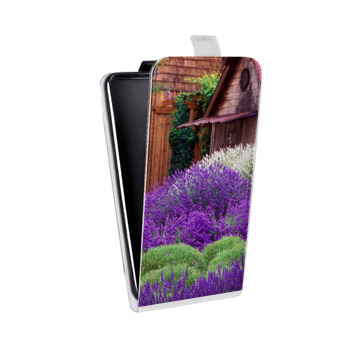 Дизайнерский вертикальный чехол-книжка для Iphone 5s Лаванда (на заказ)