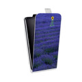 Дизайнерский вертикальный чехол-книжка для Motorola Moto E7 Plus Лаванда