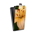Дизайнерский вертикальный чехол-книжка для ASUS ZenFone 5 Lite Лилии