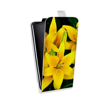 Дизайнерский вертикальный чехол-книжка для Lenovo Vibe K5 Лилии (на заказ)