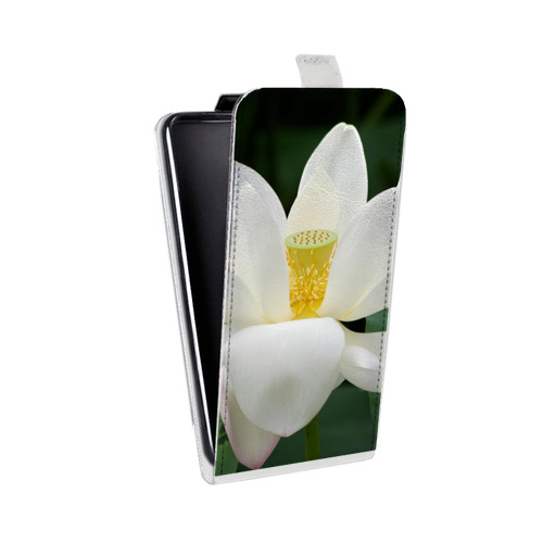 Дизайнерский вертикальный чехол-книжка для HTC Desire 530 Лотос