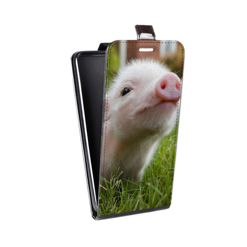 Дизайнерский вертикальный чехол-книжка для Huawei Honor View 30 Pro Свинки