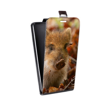 Дизайнерский вертикальный чехол-книжка для Xiaomi RedMi Note 4 Свинки (на заказ)