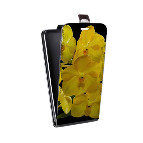 Дизайнерский вертикальный чехол-книжка для ASUS ZenFone 3 Max ZC553KL Орхидеи