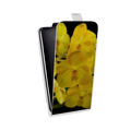 Дизайнерский вертикальный чехол-книжка для Fly FS452 Nimbus 2 Орхидеи