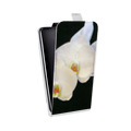 Дизайнерский вертикальный чехол-книжка для HTC Desire 530 Орхидеи