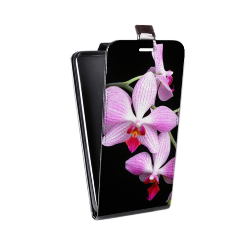 Дизайнерский вертикальный чехол-книжка для Huawei Mate 40 Pro Орхидеи