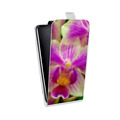 Дизайнерский вертикальный чехол-книжка для Google Huawei Nexus 6P Орхидеи