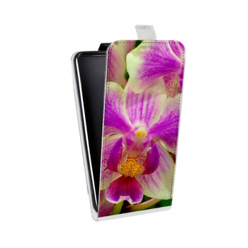 Дизайнерский вертикальный чехол-книжка для Realme 5 Pro Орхидеи (на заказ)