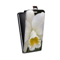 Дизайнерский вертикальный чехол-книжка для Alcatel One Touch Idol Орхидеи