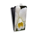 Дизайнерский вертикальный чехол-книжка для Microsoft Lumia 640 XL Орхидеи