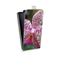 Дизайнерский вертикальный чехол-книжка для Lenovo Vibe C Орхидеи
