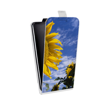 Дизайнерский вертикальный чехол-книжка для Nokia Lumia 830 Подсолнухи (на заказ)
