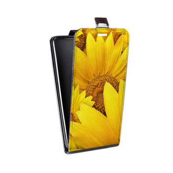 Дизайнерский вертикальный чехол-книжка для Huawei Honor 8s Подсолнухи (на заказ)