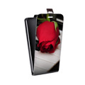 Дизайнерский вертикальный чехол-книжка для Asus ZenFone 3 Laser Розы