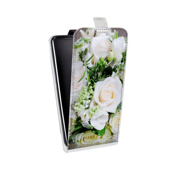 Дизайнерский вертикальный чехол-книжка для Samsung Galaxy A5 (2016) Розы (на заказ)