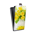 Дизайнерский вертикальный чехол-книжка для LG Optimus G2 mini Розы