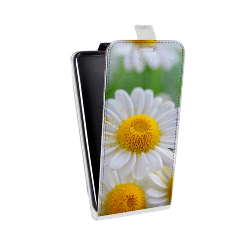 Дизайнерский вертикальный чехол-книжка для ASUS ZenFone 5 Lite Ромашки