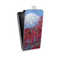 Дизайнерский вертикальный чехол-книжка для HTC Desire 530 Сакура