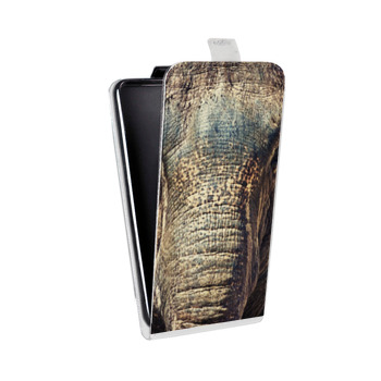 Дизайнерский вертикальный чехол-книжка для Samsung Galaxy Mega 6.3 Слоны (на заказ)