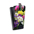 Дизайнерский вертикальный чехол-книжка для LG G3 (Dual-LTE) Тюльпаны