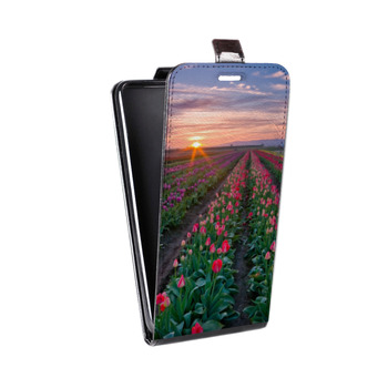 Дизайнерский вертикальный чехол-книжка для Samsung Galaxy S10 Lite Тюльпаны (на заказ)