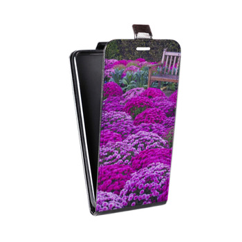 Дизайнерский вертикальный чехол-книжка для Samsung Galaxy Core Lite Хризантемы (на заказ)
