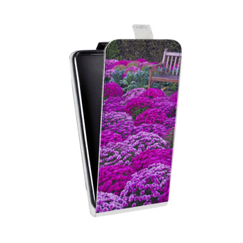 Дизайнерский вертикальный чехол-книжка для Sony Xperia E4g Хризантемы (на заказ)