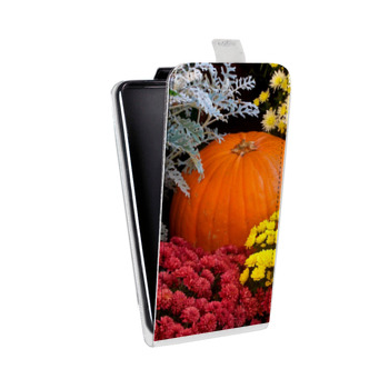Дизайнерский вертикальный чехол-книжка для Sony Xperia E5 Хризантемы (на заказ)