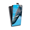 Дизайнерский вертикальный чехол-книжка для Iphone 5c Слоны