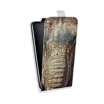 Дизайнерский вертикальный чехол-книжка для Samsung Galaxy J5 Слоны (на заказ)