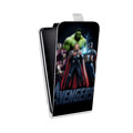 Дизайнерский вертикальный чехол-книжка для Alcatel Idol 5S Мстители