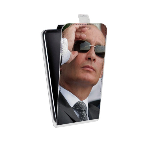 Дизайнерский вертикальный чехол-книжка для HTC Desire 601 В.В.Путин