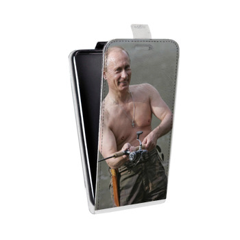 Дизайнерский вертикальный чехол-книжка для Huawei Honor 7A Pro В.В.Путин (на заказ)