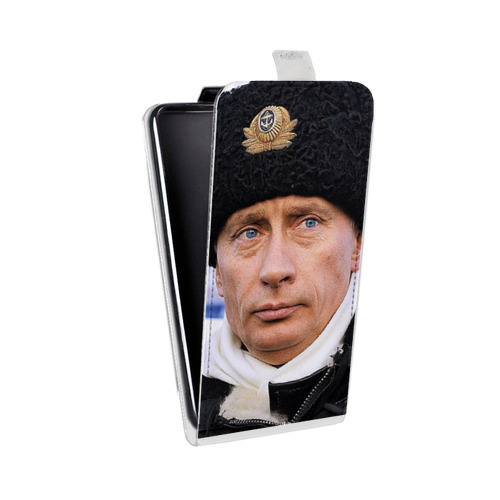 Дизайнерский вертикальный чехол-книжка для LG G7 Fit В.В.Путин