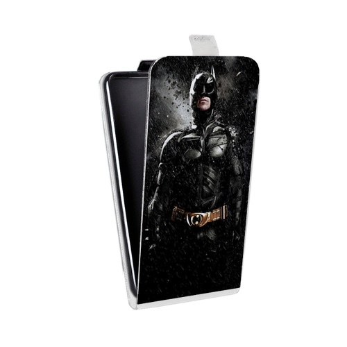Дизайнерский вертикальный чехол-книжка для Alcatel Shine Lite Бэтмен
