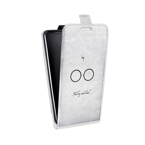 Дизайнерский вертикальный чехол-книжка для LG G7 Fit Гарри поттер