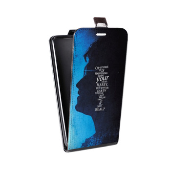 Дизайнерский вертикальный чехол-книжка для Iphone 7 Гарри поттер (на заказ)