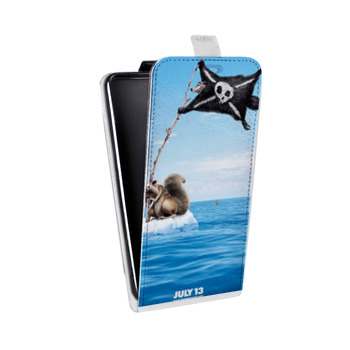 Дизайнерский вертикальный чехол-книжка для Meizu Pro 7 Plus Ледниковый период (на заказ)