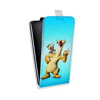 Дизайнерский вертикальный чехол-книжка для Iphone 7 Plus / 8 Plus Ледниковый период (на заказ)